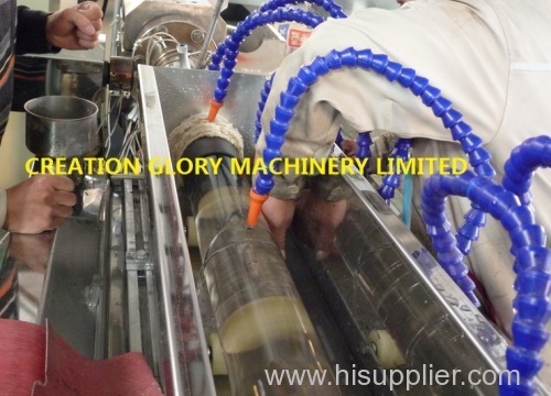 High efficiency acrylic rod plastic extruding machine