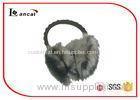 Black Decorative Bead Winter Ear Muffs Bead Ear Warmers For Women