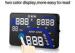 Two Color gps heads up display Cruise control speed bluetooth hud