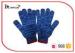 Ab Yarn Blue Insulated Warm Winter Gloves Elastic Ribbed Cuff For Boys