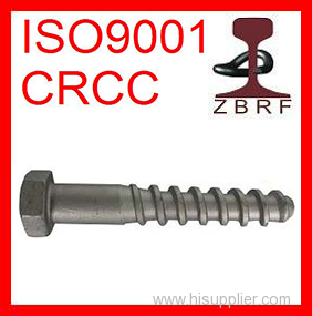 high strength screw spike for rail fastening