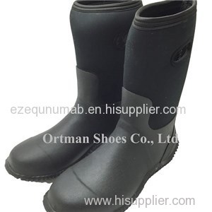 Half Neoprene Rubber Boots For Men