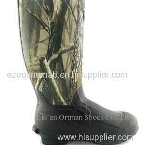 400-1000 Gram Thinsulate Insulated Camouflage Rubber Boots