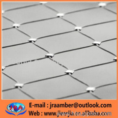excellent quality AISI 316 Stainless Steel Cable Mesh Fence Ferrul Zoo mesh/X-Tend Inox Wire Cable Net
