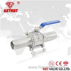 3PC Extended Welding/Union Welding Stainless Steel Floating WCB/304/316/316L Ball Valve PN63