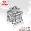 3PC 2000PSI Stainless Steel Heavy Duty Floating CF8/CF8M Ball Valve NPT/BSP Thread Ends