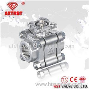 3PC 2000PSI Stainless Steel Heavy Duty Floating CF8/CF8M Ball Valve NPT/BSP Thread Ends
