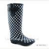 Rubber Rain Boots With Adjustable Gusset