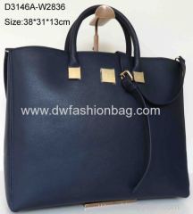 Ladies handbag/Fashion zipper tote bag/PU handbag