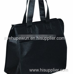 Top Zipper Closure Non Woven Insulated Grocery Cooler Tote Bag