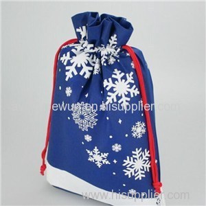 Portable Heat Transfer Printing Non Woven Drawstring Bag