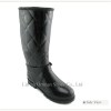 Warm Quilted Lining Rubber Rain Boots Women