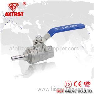 2 Piece Stainless Steel Full Port Floating 1/4~4 Inch Ball Valve 1000WOG