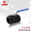 1PC Hexagonal/Round Type Stainless Steel Floating Thread Ball Valve