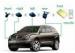 Panoramic Image Black car cctv cameras