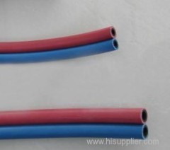 Stable performance double color plastic pipe production line