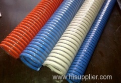 Plastic machine for making plastic reinforced hose