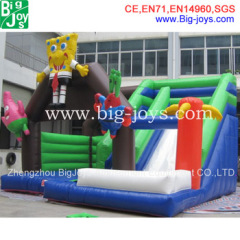 Giant spongebob inflatable bouncy castle playground