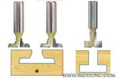 T Slatwall Channel CNC Router Cutter Bits for Slat Wall T Slot Cutting