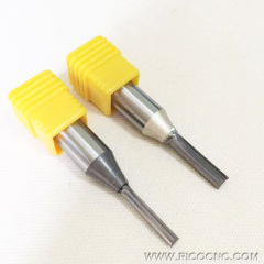 TCT Tungsten Carbide Double Two Straight Flutes CNC Router Cutter Bits