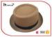 Spring Plain Color Cotton Twill Ladies Trilby Hats With Bland Ribbed Hatband