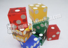 Acrylic Customizable Sharp Magic Trick Dice Gambling Games Regular