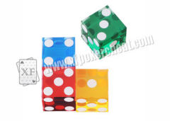 Acrylic Customizable Sharp Magic Trick Dice Gambling Games Regular