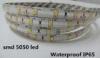 5050 SMD IP65 Waterproof LED Strip 14.4W flexible -5-40 Work Temp 5000 10 2mm