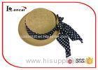 Natural Color Wide Brimmed Straw Hat