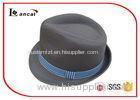 Dark Gray Ladies Trilby Hats