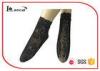 Black Short Nylon Socks Low Cut 92% Nylon 8% Spandex For Ladies