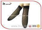 Stretchy Nylon Trouser Ladies Silk Socks Black Spot And Fishnet Tights