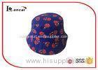 Navy Twill Children Bucket Hat Hawaiian With Spider - Man Printed