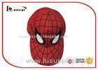 Spider Man Adjustable Red Baseball Caps Hats Embroidered For Children