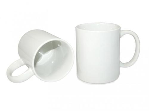 photo ceramic mug white