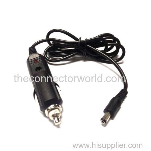 CFTW DC 5.5mm x 2.1mm Car Cigarette Lighter Power Supply Adapter Cable for Electronics and LED Strip Lights