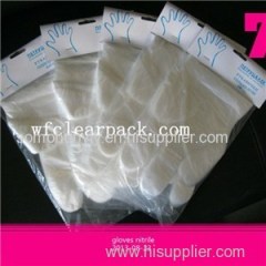 Book Paper Card Embossed Pe Gloves