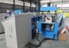 Steel Round Profile Rain Water Gutter Roll Forming Machine With Auto Cutter