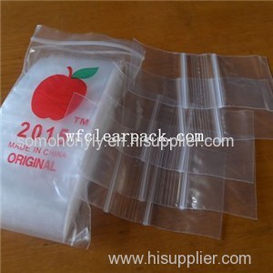Ldpe Clear Plastic Ziplock Bags