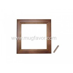 pinewood photo frame for home decoration