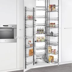 Multi-tier Kitchen Larder Unit with Double Doors