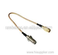 female f connector adapter felxible rf cable
