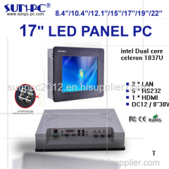 17" industrial touch computer /panel pc 1280*1024