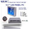 12 Inch HDMI LED Industrial computer panel PC 500cd/m2