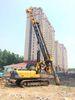 Rotary Piling Rig For 28 m Drilling Depth 1m Dia Bored Pile Foundation 24 Ton Weight