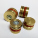 Pressure plugs with a knurled thread
