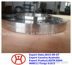 ASTM B564 N08031 flange