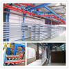 automatic powder coating line with power & free conveyor and quick color change plastic booth