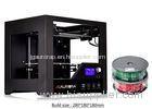High Resolution Large Volume 3D Printer Single Extruder With LED Fan 280 x 180 x 180mm