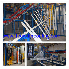 Vertical aluminum coating line